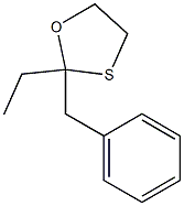 1,3-Oxathiolane,2-ethyl-2-(phenylmethyl)-(9CI) 化学構造式