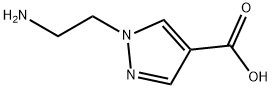 1H-Pyrazole-4-carboxylicacid,1-(2-aminoethyl)-(9CI) Structure