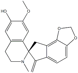 (7S)-3',4',6,8-Tetrahydro-7'-methoxy-2'-methyl-6-methylenespiro[7H-indeno[4,5-d]-1,3-dioxole-7,1'(2'H)-isoquinolin]-6'-ol|