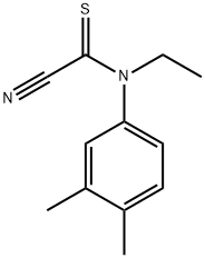 3,4-Formoxylidide,  1-cyano-N-ethylthio-  (7CI,8CI) Structure
