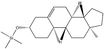 3β-(Trimethylsiloxy)androst-5-ene Struktur