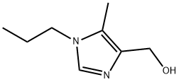 1H-Imidazole-4-methanol,5-methyl-1-propyl-(9CI) Struktur