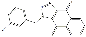 1-(3-chlorobenzyl)-1H-naphtho[2,3-d][1,2,3]triazole-4,9-dione|