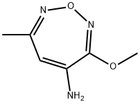 1,2,7-Oxadiazepin-4-amine,3-methoxy-6-methyl-(9CI) 结构式
