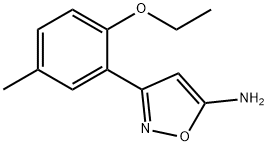 5-Isoxazolamine,3-(2-ethoxy-5-methylphenyl)-(9CI) Structure