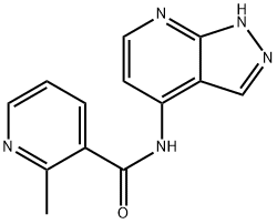 3-Pyridinecarboxamide,2-methyl-N-1H-pyrazolo[3,4-b]pyridin-4-yl-(9CI) 结构式