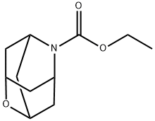 2-Oxa-6-azatricyclo[3.3.1.13,7]decane-6-carboxylic acid ethyl ester Struktur