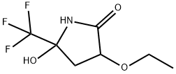 2-Pyrrolidinone,3-ethoxy-5-hydroxy-5-(trifluoromethyl)-(9CI)|