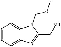 1H-Benzimidazole-2-methanol,1-(methoxymethyl)-(9CI) Struktur