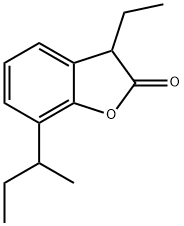 2(3H)-Benzofuranone,3-ethyl-7-(1-methylpropyl)-(9CI) 结构式