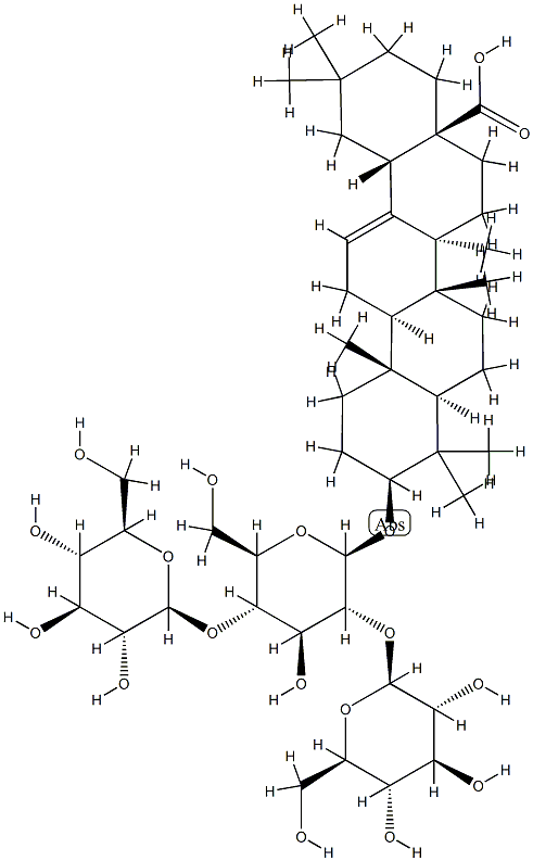 3β-[[2-O-β-D-Glucopyranosyl-4-O-β-D-glucopyranosyl-β-D-glucopyranosyl]oxy]olean-12-en-28-oic acid|