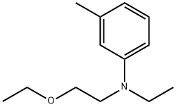 N-Ethyl-N-(β-ethoxyethyl)-m-toluidine Struktur