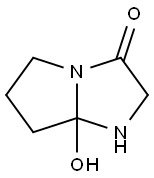 3H-Pyrrolo[1,2-a]imidazol-3-one,hexahydro-7a-hydroxy-(9CI) 化学構造式