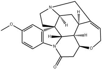 beta-colubrine Struktur