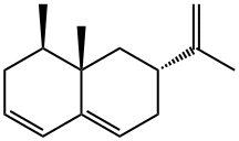 (1R)-1,2,6,7,8,8a-Hexahydro-1,8aα-dimethyl-7β-(1-methylethenyl)naphthalene,5090-61-9,结构式
