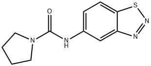 1-Pyrrolidinecarboxamide,N-1,2,3-benzothiadiazol-5-yl-(9CI)|