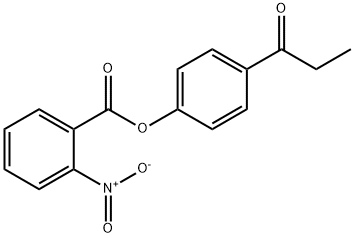 4-propionylphenyl 2-nitrobenzoate 结构式