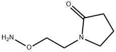 2-Pyrrolidinone,1-[2-(aminooxy)ethyl]-(9CI) Structure
