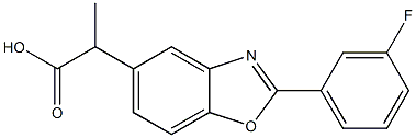 51234-75-4 2-(3-Fluorophenyl)-α-methyl-5-benzoxazoleacetic acid