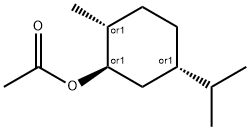 (±)-(1alpha,2beta,5beta)-5-(isopropyl)-2-methylcyclohexyl acetate Structure