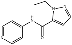1H-Pyrazole-5-carboxamide,1-ethyl-N-4-pyridinyl-(9CI) Struktur