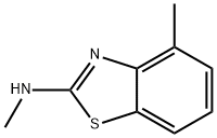 2-Benzothiazolamine,N,4-dimethyl-(9CI) 化学構造式