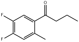 1-Butanone,1-(4,5-difluoro-2-methylphenyl)-(9CI) Structure