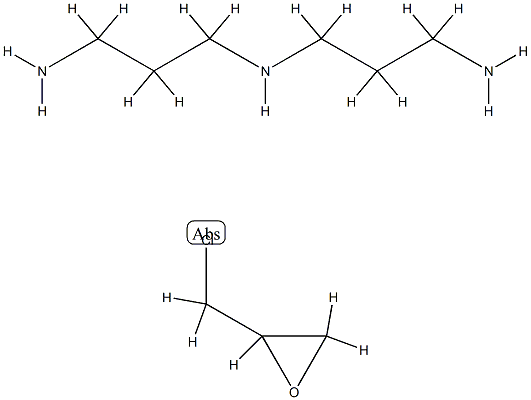 Epichlorohydrin-3,3'-iminobispropylamine polymer Structure