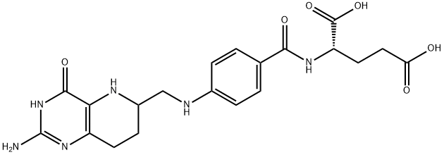 5,6,7,8-tetrahydro-8-deazafolic acid 化学構造式