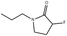 2-Pyrrolidinone,3-fluoro-1-propyl-(9CI) 结构式