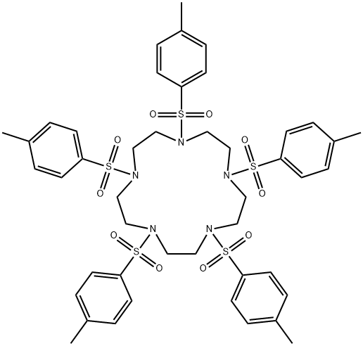 PENTAAZA-15-CROWN-5, N,N,N ,N ,N -PENTATOSYLAMIDE 结构式