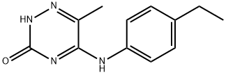 1,2,4-Triazin-3(2H)-one,5-[(4-ethylphenyl)amino]-6-methyl-(9CI) 结构式