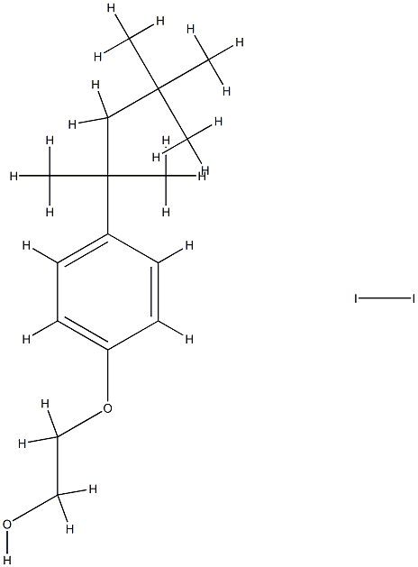 Octylphenoxy polyethoxy ethanol - iodine complex|