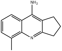 2,3-ジヒドロ-5-メチル-1H-シクロペンタ[b]キノリン-9-アミン 化学構造式