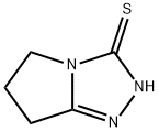 3H-Pyrrolo[2,1-c]-1,2,4-triazole-3-thione,2,5,6,7-tetrahydro-(9CI),539804-69-8,结构式