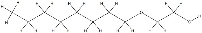 Alkohol(C8-C18)ethoxylate mit >2 EO 化学構造式