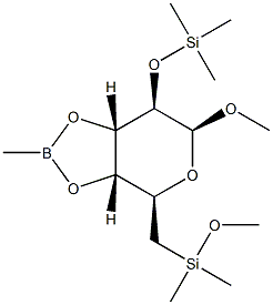 메틸2-O,6-O-비스(트리메틸실릴)-3-O,4-O-(메틸보란디일)-α-D-갈락토피라노사이드