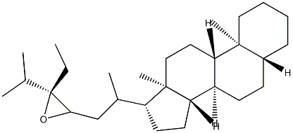 23,24-Epoxy-5α-stigmastane,54411-91-5,结构式