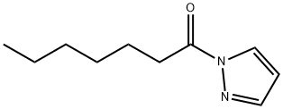 1H-Pyrazole,1-(1-oxoheptyl)-(9CI),544433-72-9,结构式