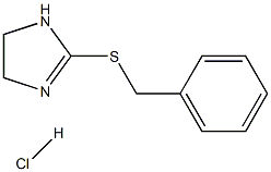 2-(苄硫基)-4,5-二氢-1H-咪唑盐酸盐 结构式