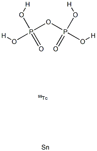 technetium Tc 99m stannous pyrophosphate Struktur