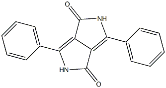 Pyrrolo3,4-cpyrrole-1,4-dione, 2,5-dihydro-3,6-diphenyl- Structure