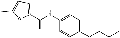 2-Furancarboxamide,N-(4-butylphenyl)-5-methyl-(9CI),549519-93-9,结构式