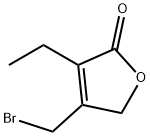 2(5H)-Furanone,4-(bromomethyl)-3-ethyl-(9CI) Structure