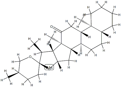 (25R)-5α-Spirostan-12-one,54965-88-7,结构式