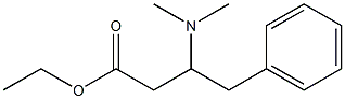 β-(Dimethylamino)benzenebutanoic acid ethyl ester,54966-40-4,结构式