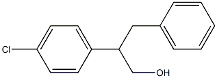β-(4-Chlorophenyl)benzene-1-propanol, 55133-86-3, 结构式