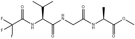 N-(Trifluoroacetyl)-L-Val-Gly-L-Ala-OMe,55191-31-6,结构式