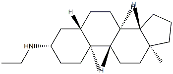 N-Ethyl-5α-androstan-3β-amine Structure