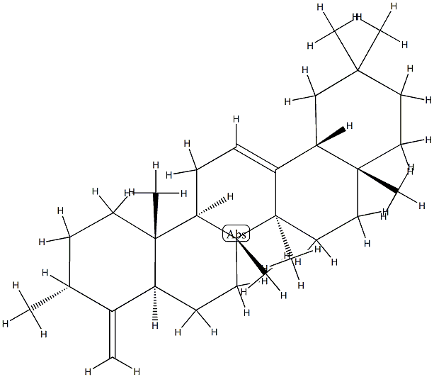 3α-Methyl-24-noroleana-4(23),12-diene Struktur